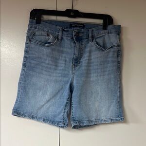 Calvin Klein Light Blue Denim Shorts for Women
